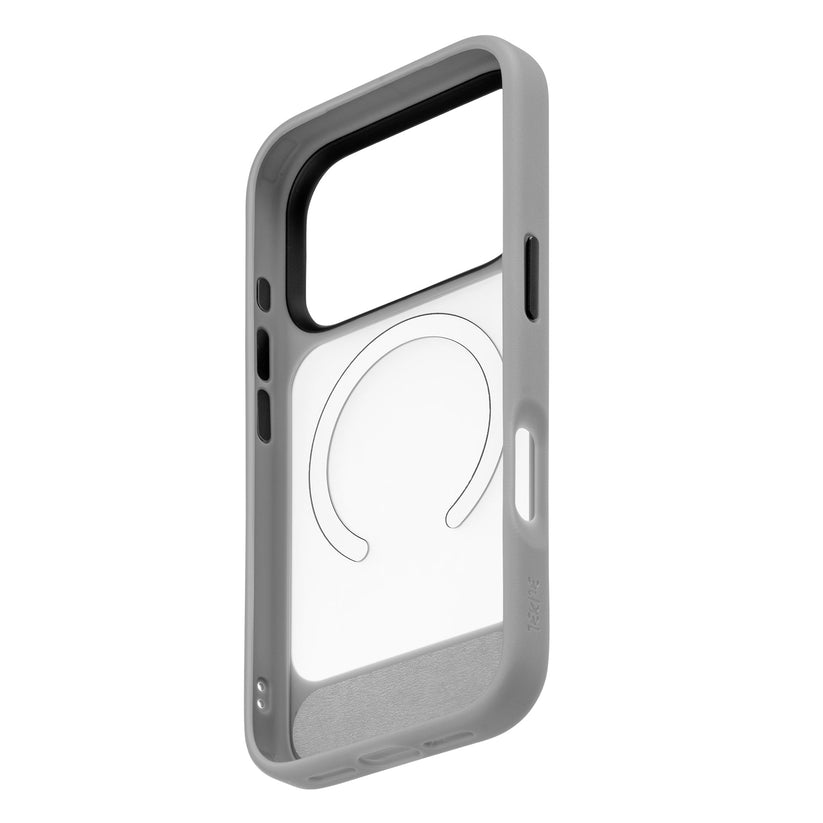 TEKNE Hybrid Frost Matte with stand Case for iPhone 17 Pro-Grey Get best offers for TEKNE Hybrid Frost Matte with stand Case for iPhone 17 Pro-Grey