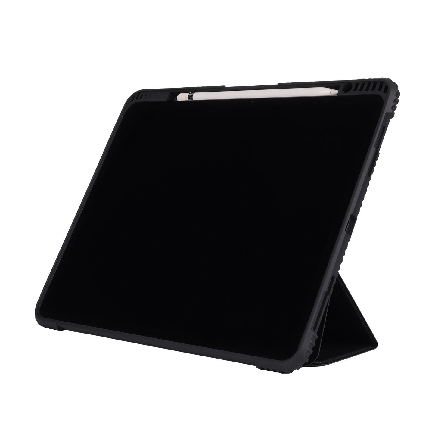 TEKNE Shockproof Vegan Leather Case for iPad Pro 13 M4 | Stand Function | Drop Protection - Grey