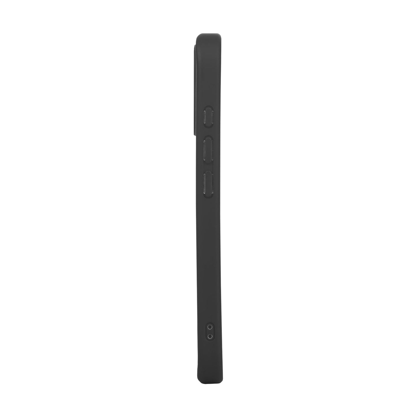 TEKNE Silicone Case for iPhone 16 Pro | Soft-Touch Grip | Shockproof & Wireless Charging Compatible - Black