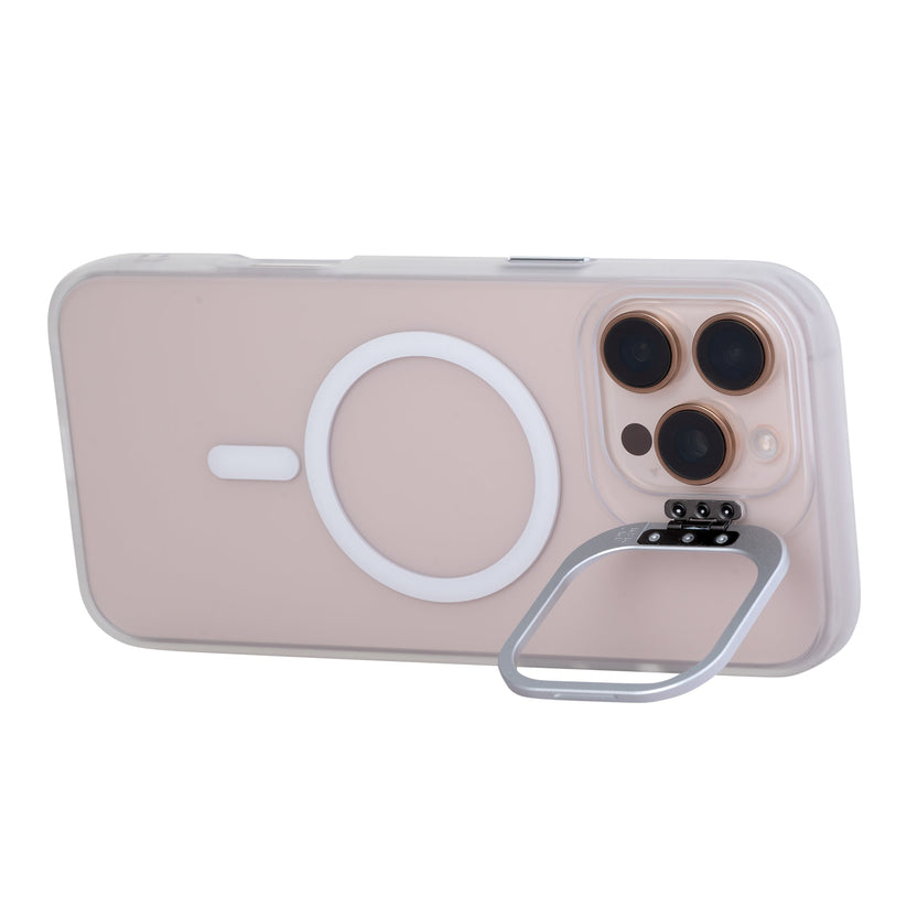 Tekne CRYSTAL Case with Metal Camera Stand for iPhone 16 Pro Max-Grey Get best offers for Tekne CRYSTAL Case with Metal Camera Stand for iPhone 16 Pro Max-Grey