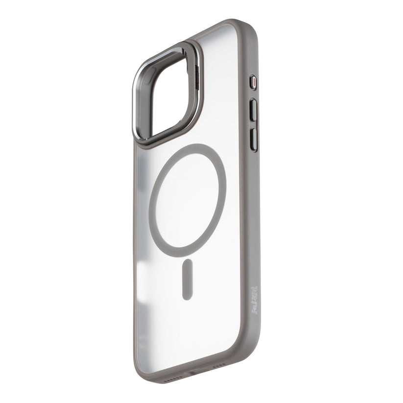 Tekne CLEAR Case with Camera stand for iPhone 16 Pro Max-Grey Get best offers for Tekne CLEAR Case with Camera stand for iPhone 16 Pro Max-Grey