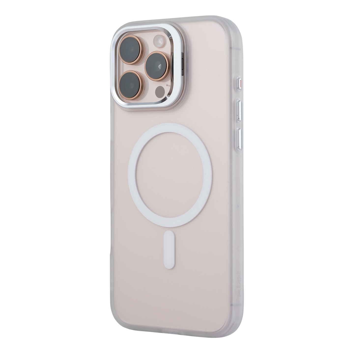 Tekne CRYSTAL Case with Metal Camera Stand for iPhone 16 Pro Max-Grey