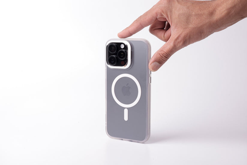 Tekne CRYSTAL Case with Metal Camera Stand for iPhone 16 Pro Max-White Get best offers for Tekne CRYSTAL Case with Metal Camera Stand for iPhone 16 Pro Max-White