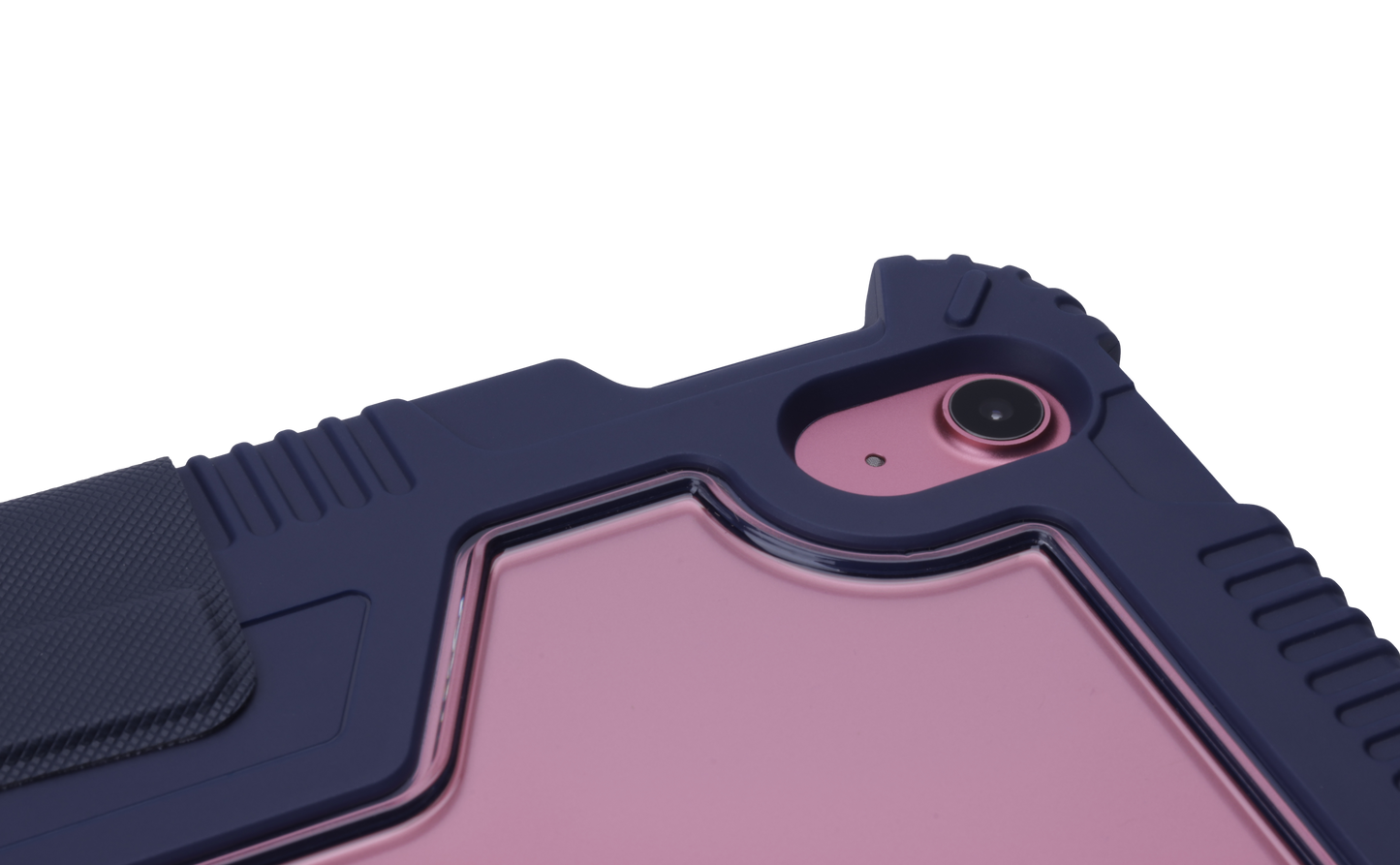 Tekne Shockproof Vegan Leather Case for iPad 10th Gen 10.9 inch | Stand Function | Drop Protection - Blue