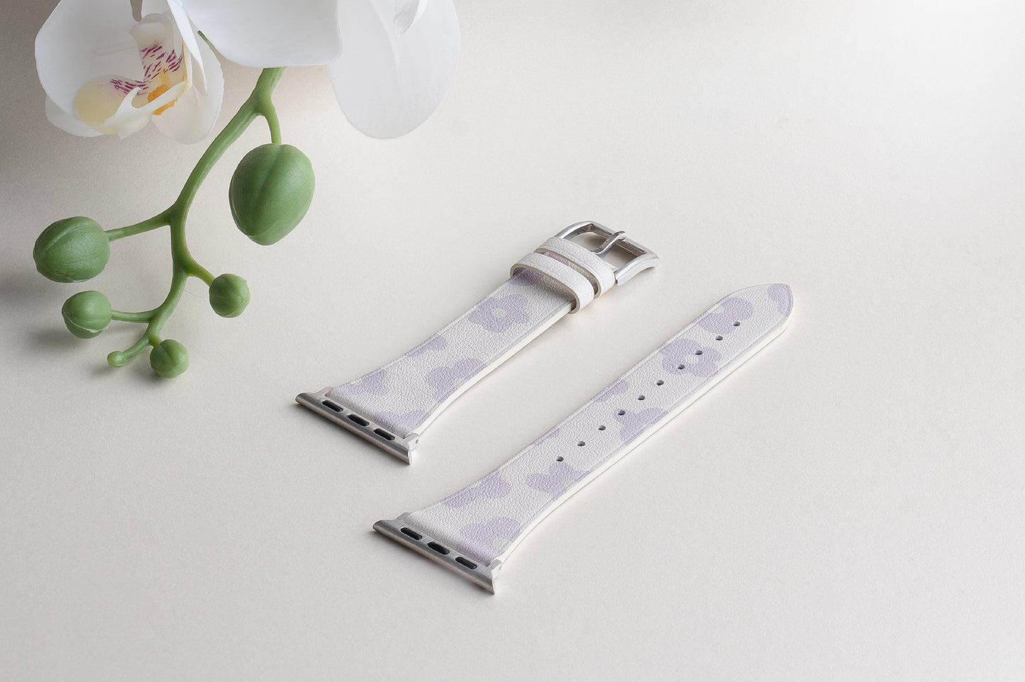 TEKNE FLORO Leather Band | Printed Genuine Leather, Durable, Stylish Strap 