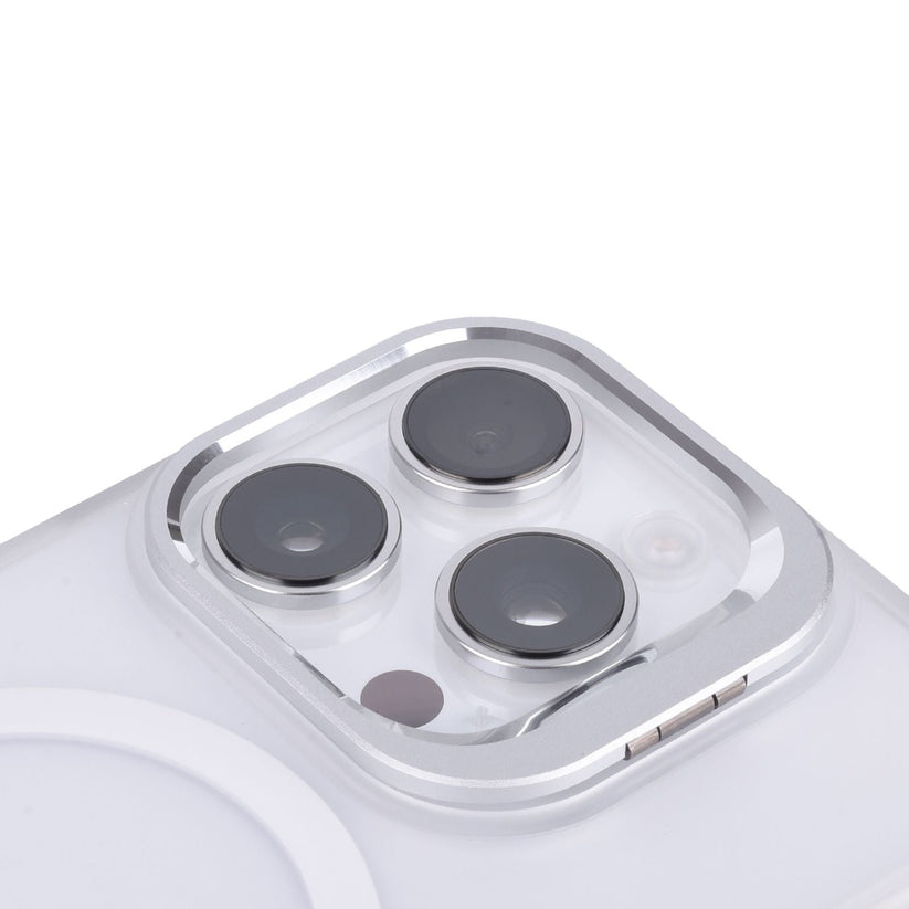 TEKNE CLEAR Case with Camera Stand for iPhone 16 Pro | Slim, Transparent & Scratch-Resistant - White Get best offers for TEKNE CLEAR Case with Camera Stand for iPhone 16 Pro | Slim, Transparent & Scratch-Resistant - White