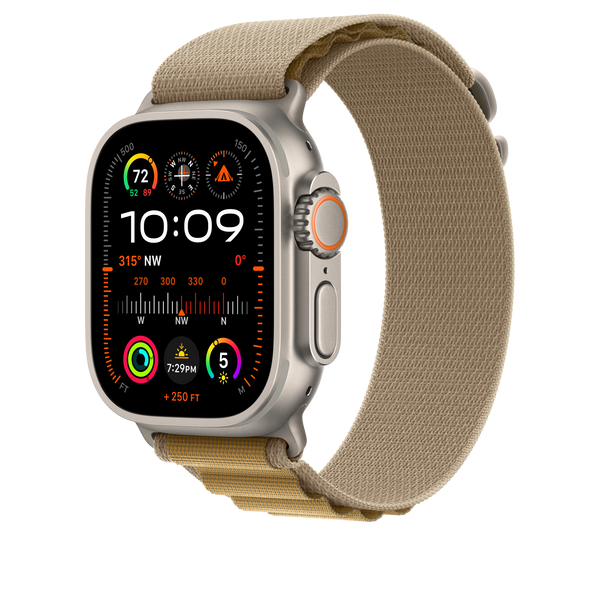 49mm Tan Alpine Loop - Small - Natural Titanium Finish – Imagine Online