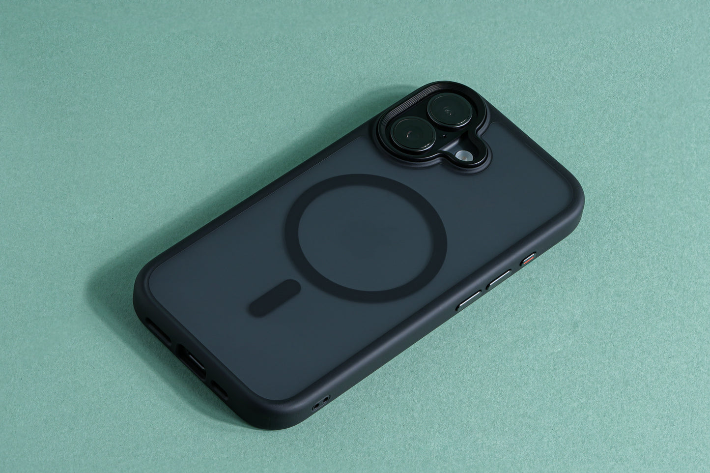 Tekne Hybrid Frost Matte case   for iPhone 17-Black