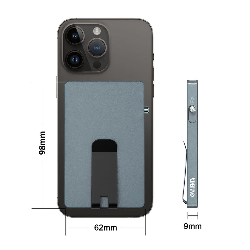 Valenta Cardprotector Aluminium Magsafe with money clip Grey Get best offers for Valenta Cardprotector Aluminium Magsafe with money clip Grey