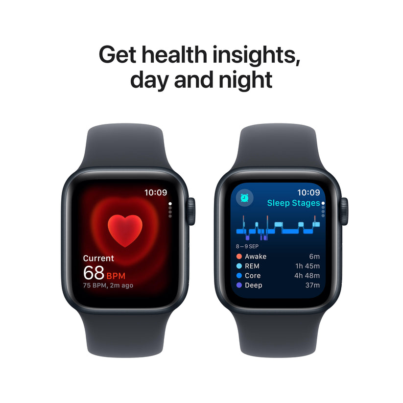 Apple Watch SE GPS 40mm Midnight Aluminium Case with Midnight Sport Band - M/L Get best offers for Apple Watch SE GPS 40mm Midnight Aluminium Case with Midnight Sport Band - M/L