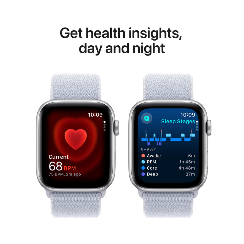 Apple Watch SE GPS + Cellular 44mm Silver Aluminium Case with Blue Cloud Sport Loop Get best offers for Apple Watch SE GPS + Cellular 44mm Silver Aluminium Case with Blue Cloud Sport Loop