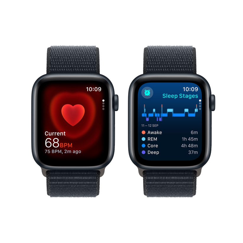 Apple Watch SE GPS 44mm Midnight Aluminium Case with Midnight