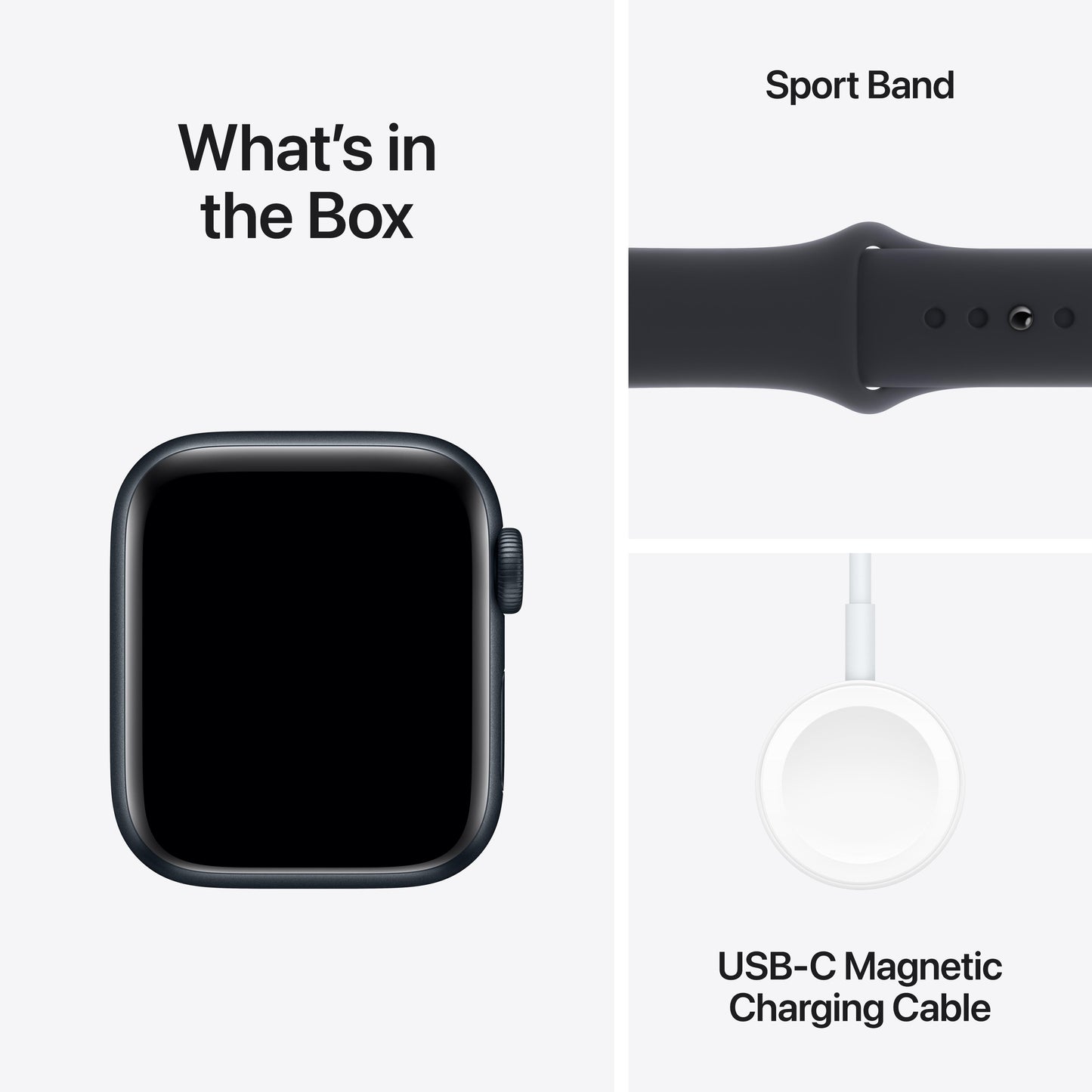 Apple Watch SE GPS + Cellular 40mm Midnight Aluminium Case with Midnight Sport Band - S/M