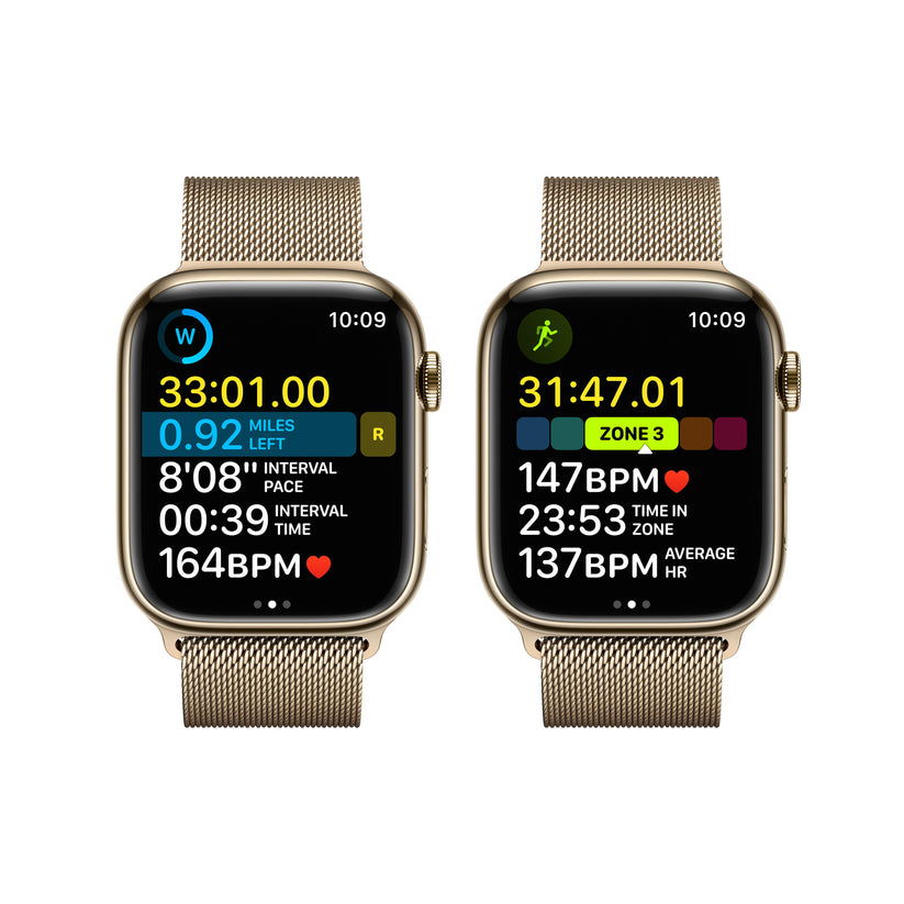 Apple Watch Series GPS Cellular 45mm Gold Stainless Steel Case
