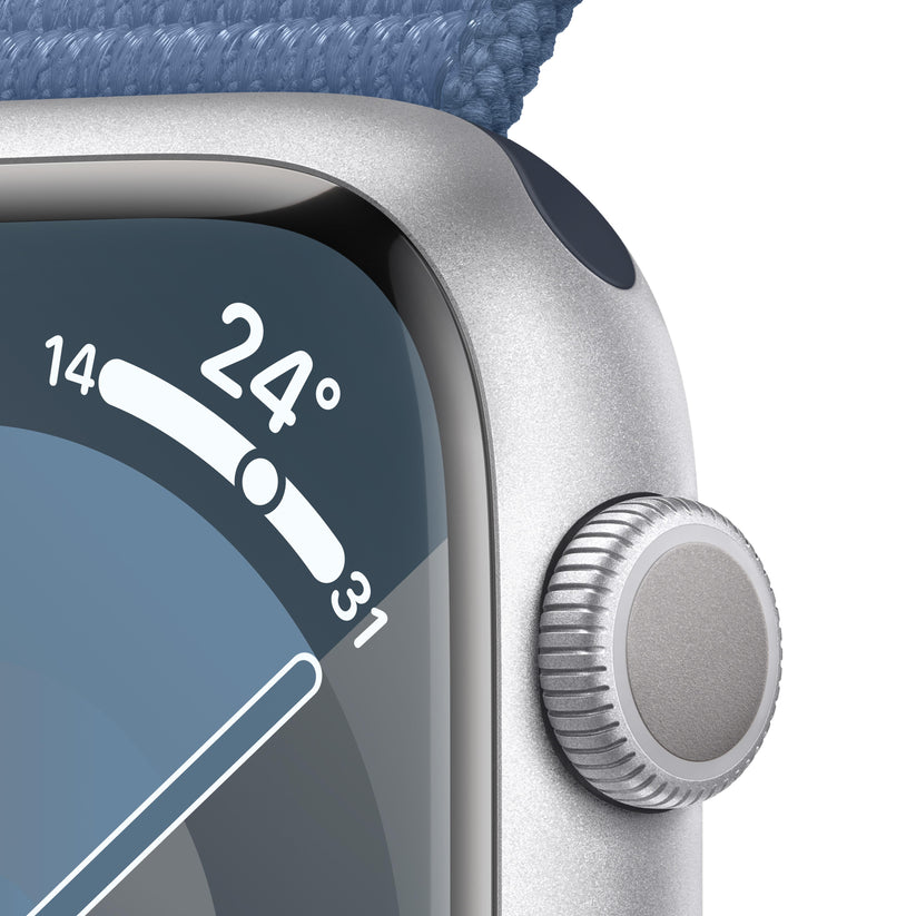 Apple Watch Series 9 GPS 45mm Silver Aluminium Case with Winter