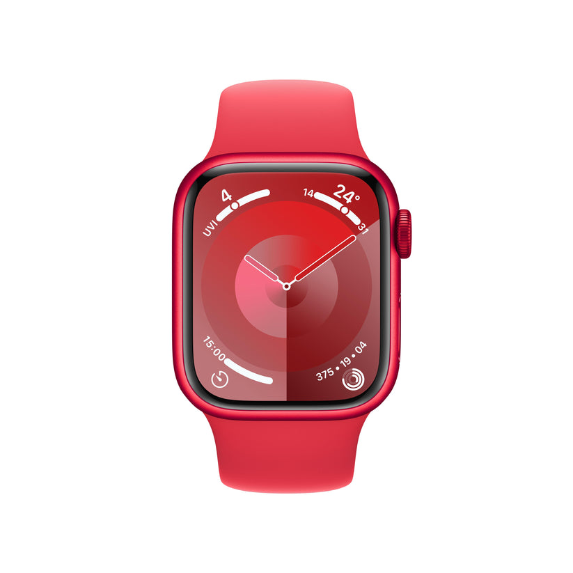 Apple Watch Series 9 GPS + Cellular 41mm (PRODUCT)RED Aluminium Case with (PRODUCT)RED Sport Band - M/L Get best offers for Apple Watch Series 9 GPS + Cellular 41mm (PRODUCT)RED Aluminium Case with (PRODUCT)RED Sport Band - M/L
