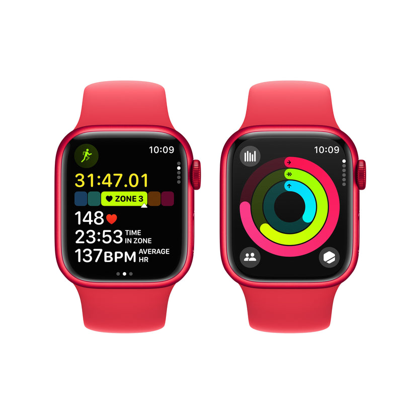 Apple Watch Series 9 GPS + Cellular 41mm (PRODUCT)RED Aluminium Case with (PRODUCT)RED Sport Band - M/L Get best offers for Apple Watch Series 9 GPS + Cellular 41mm (PRODUCT)RED Aluminium Case with (PRODUCT)RED Sport Band - M/L