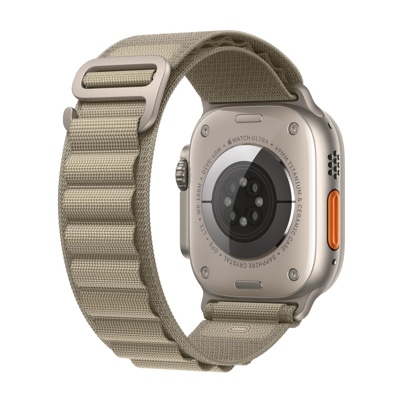 Apple Watch Ultra 2 GPS + Cellular 49mm Titanium Case with Olive Alpine Loop - Medium Get best offers for Apple Watch Ultra 2 GPS + Cellular 49mm Titanium Case with Olive Alpine Loop - Medium
