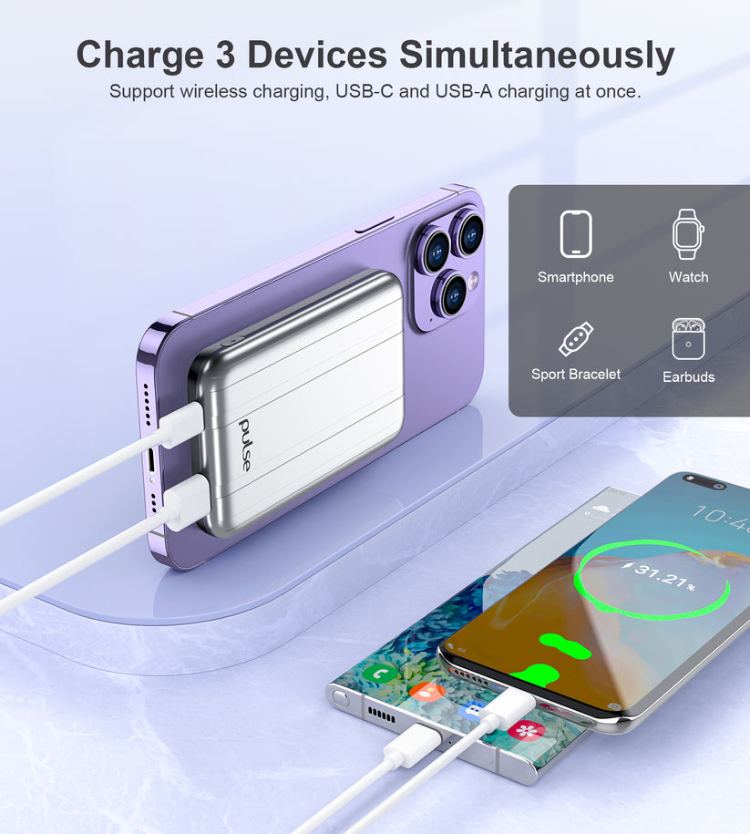 pom gear power bank 5000mah Pulse 5000mah Magsafe Power Bank