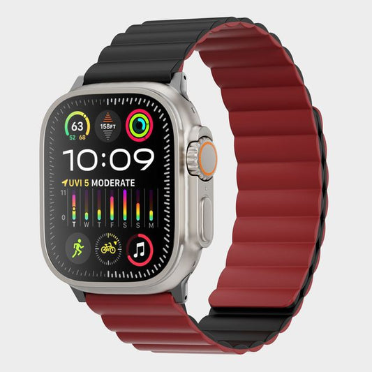 Tekne Reversible Classic Silicone Magnetic Band | Dual-Sided, Magnetic, Waterproof Strap 