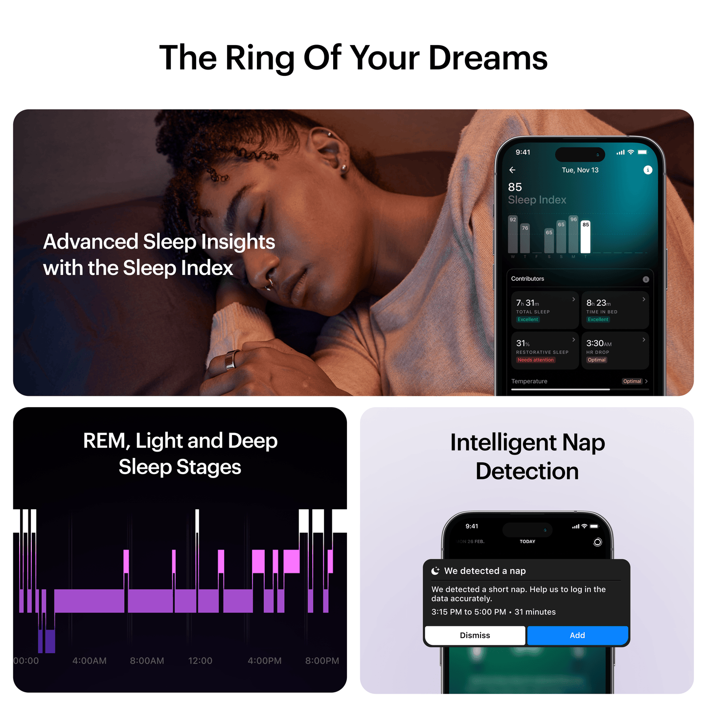 ULTRAHUMAN Ring AIR – Smart Fitness, Sleep & Activity Tracker for Men/Women (Bionic Gold) 6