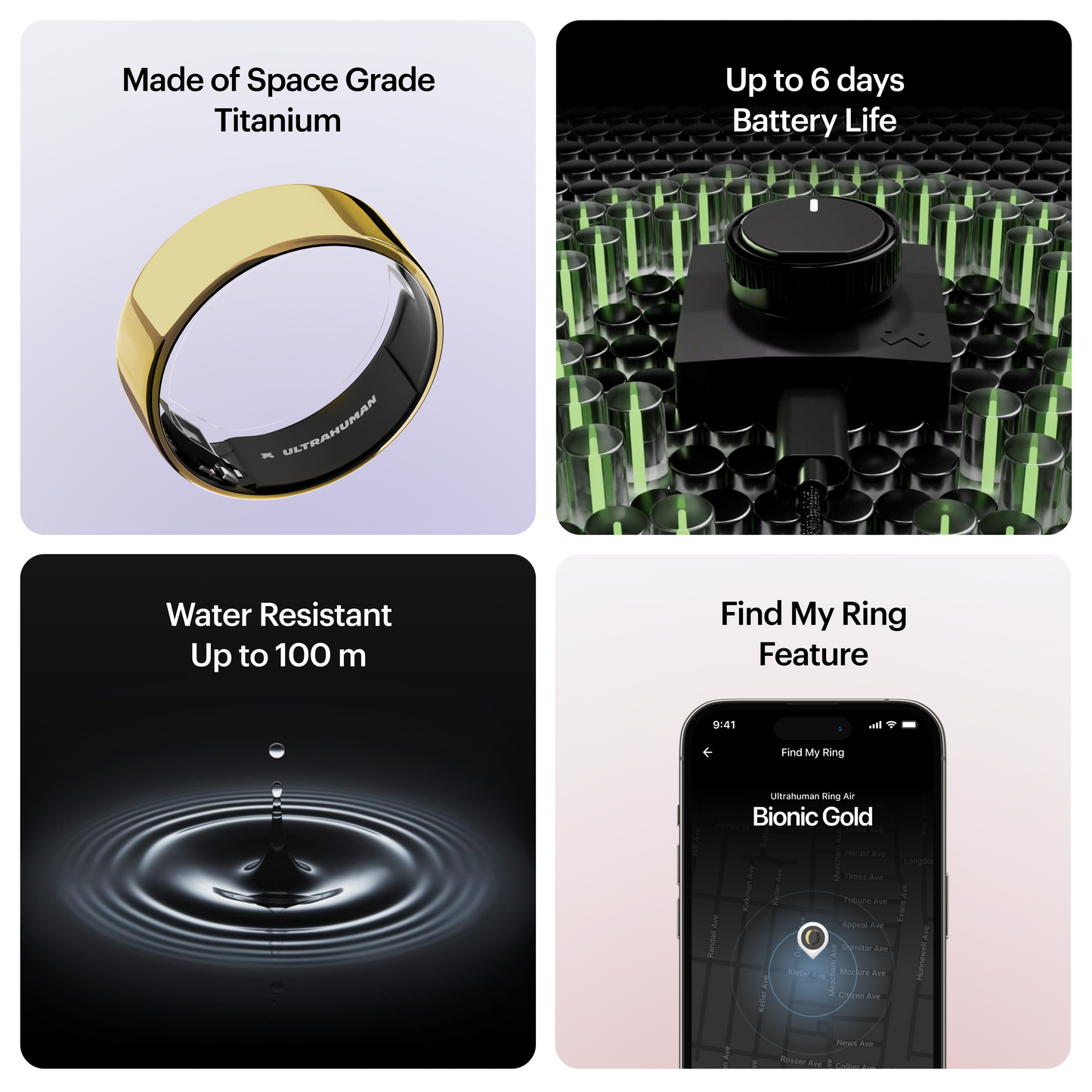 ULTRAHUMAN Ring AIR – Smart Fitness, Sleep & Activity Tracker for Men/Women (Bionic Gold) 10