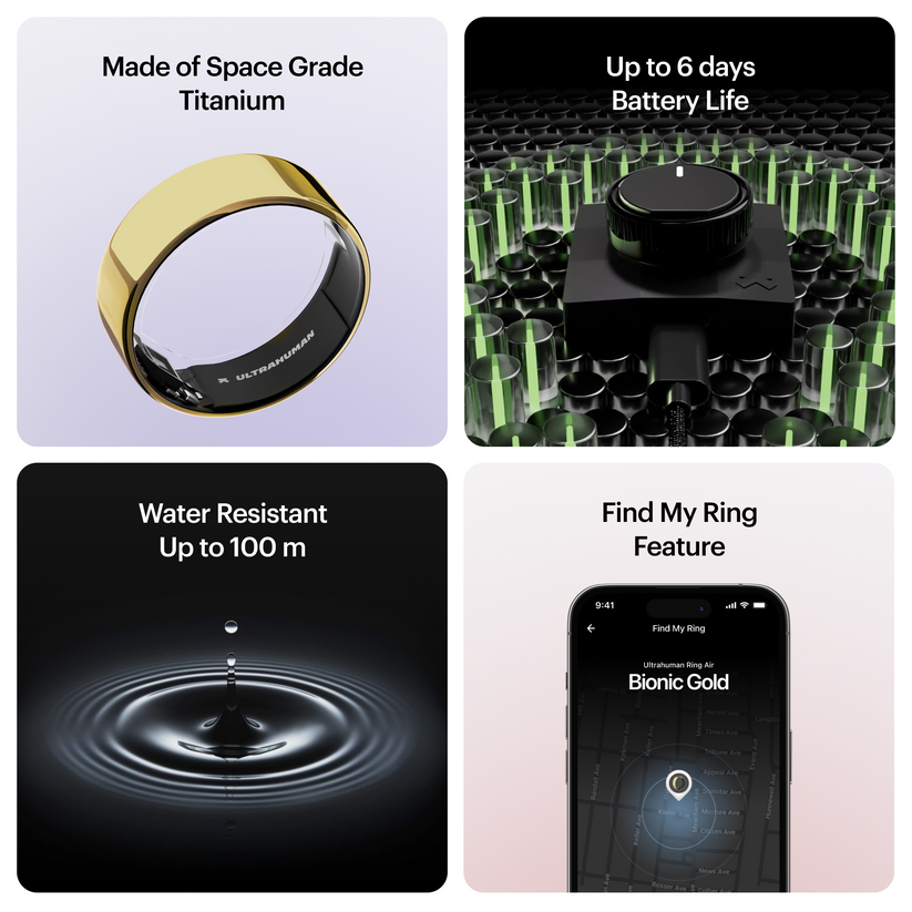 ULTRAHUMAN Ring AIR – Smart Fitness, Sleep & Activity Tracker for Men/Women (Bionic Gold) 14 Get best offers for ULTRAHUMAN Ring AIR – Smart Fitness, Sleep & Activity Tracker for Men/Women (Bionic Gold) 14