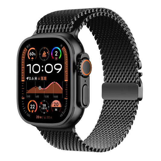 TEKNE Milanese Adventure Band | Slim, Breathable, Secure Magnetic Strap 