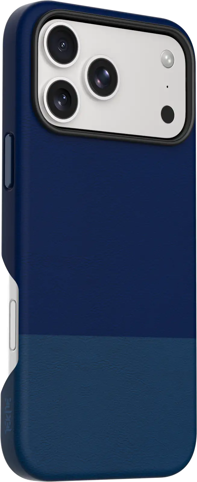 TEKNE DualTone Vegan Leather Case for iPhone 17  Pro Max-Blue Get best offers for TEKNE DualTone Vegan Leather Case for iPhone 17  Pro Max-Blue