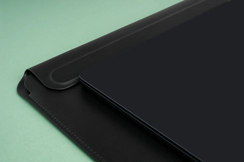 TEKNE Vegan Leather Cover for Macbook-15/16"-Black Get best offers for TEKNE Vegan Leather Cover for Macbook-15/16"-Black