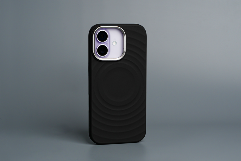 Tekne WaveStand Silicone Case for iPhone 17- Black Get best offers for Tekne WaveStand Silicone Case for iPhone 17- Black