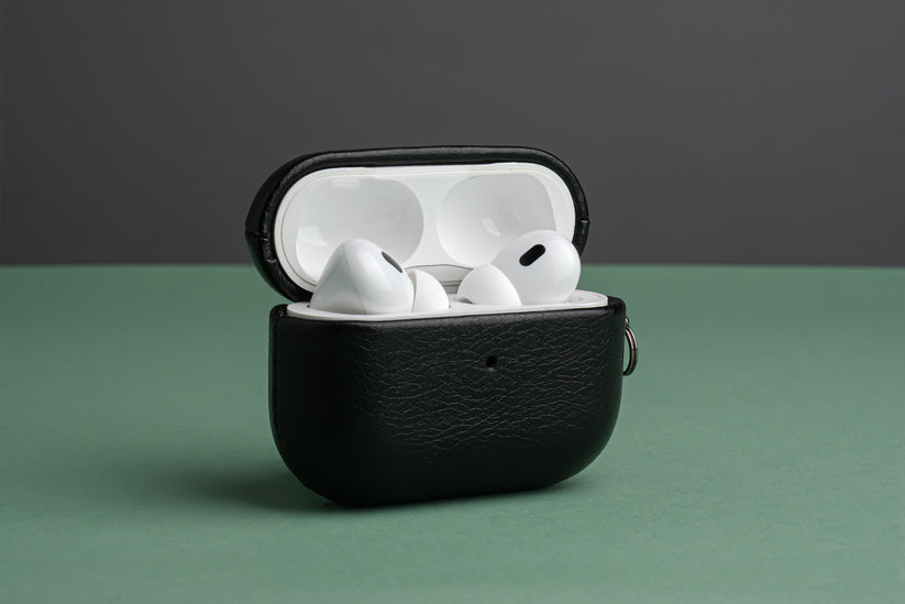 Tekne Vegan Leather case for Airpods-Black Get best offers for Tekne Vegan Leather case for Airpods-Black