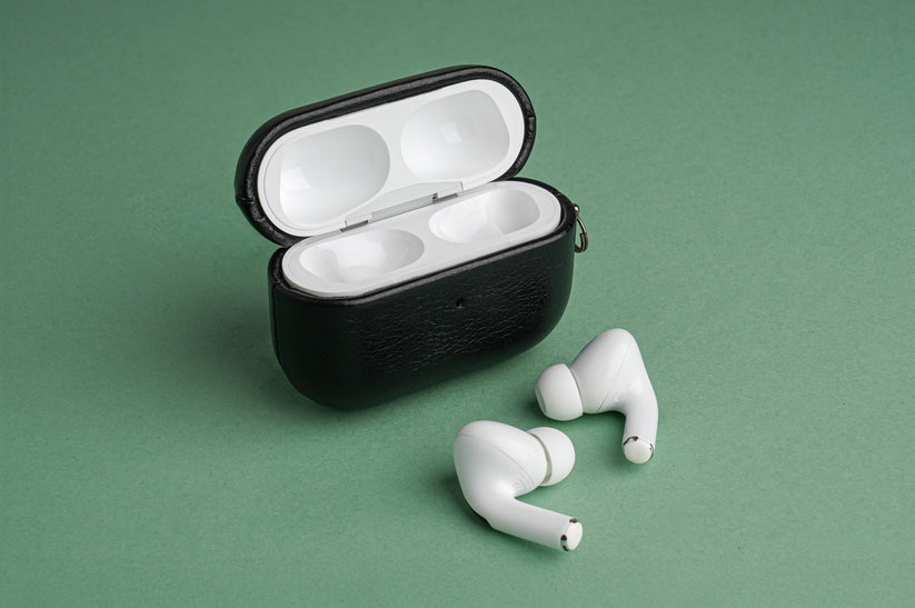 Tekne Vegan Leather case for Airpods-Black Get best offers for Tekne Vegan Leather case for Airpods-Black