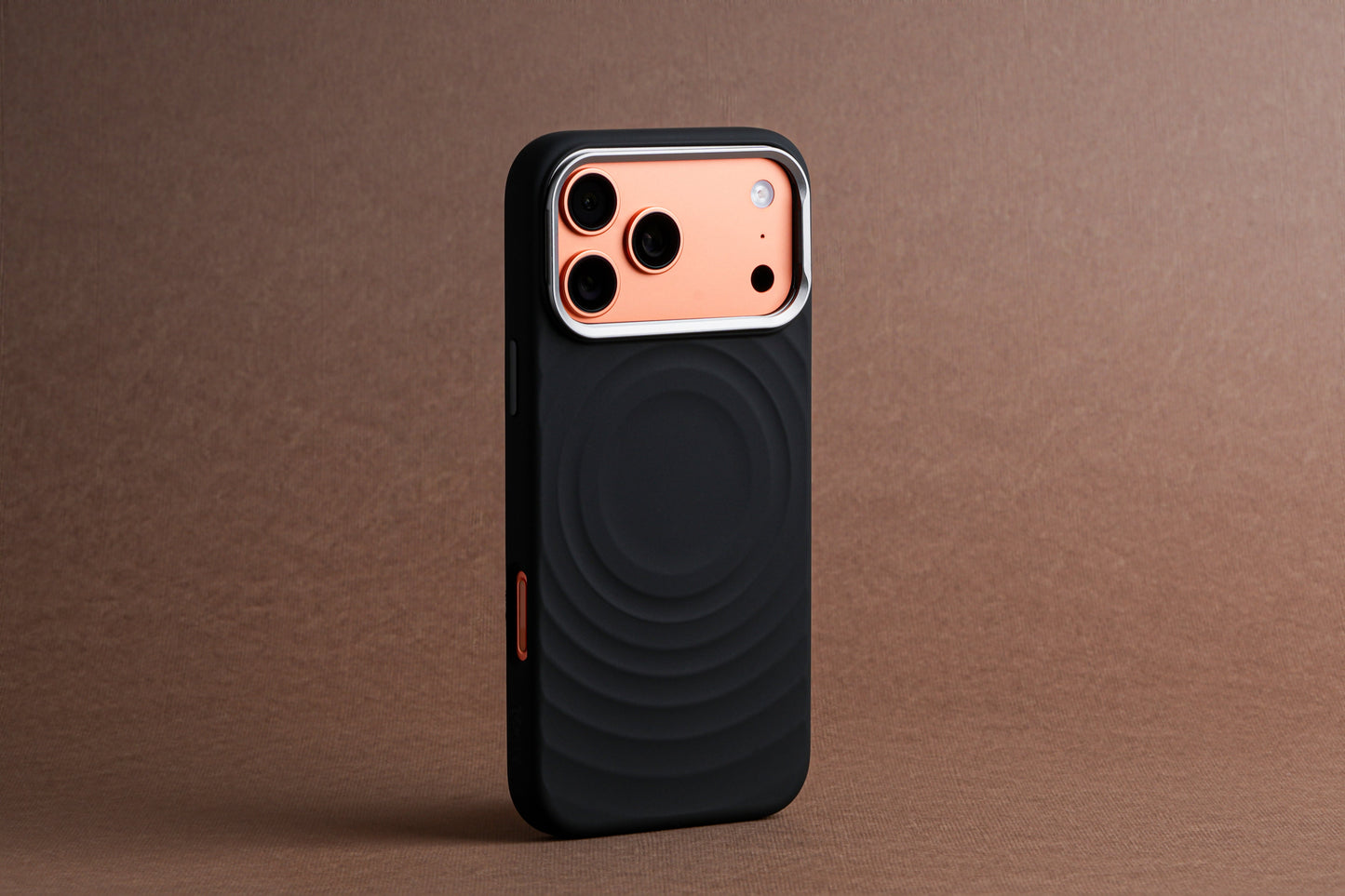 TEKNE WaveStand Silicone Case for iPhone 17 Pro Max- Black