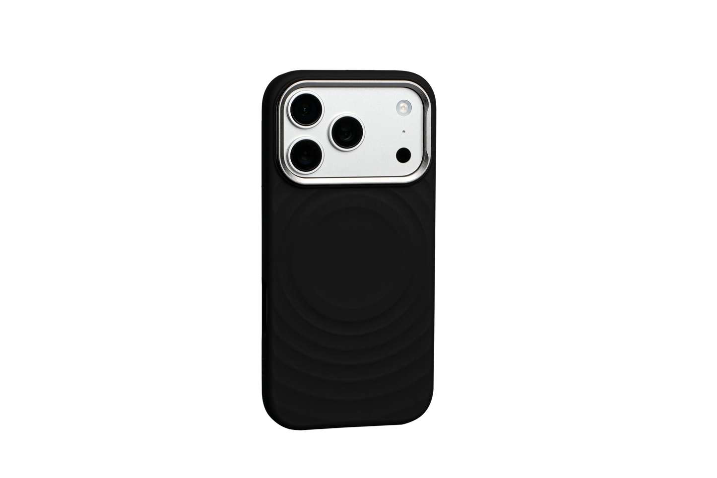 TEKNE WaveStand Silicone Case for iPhone 17 Pro- Black