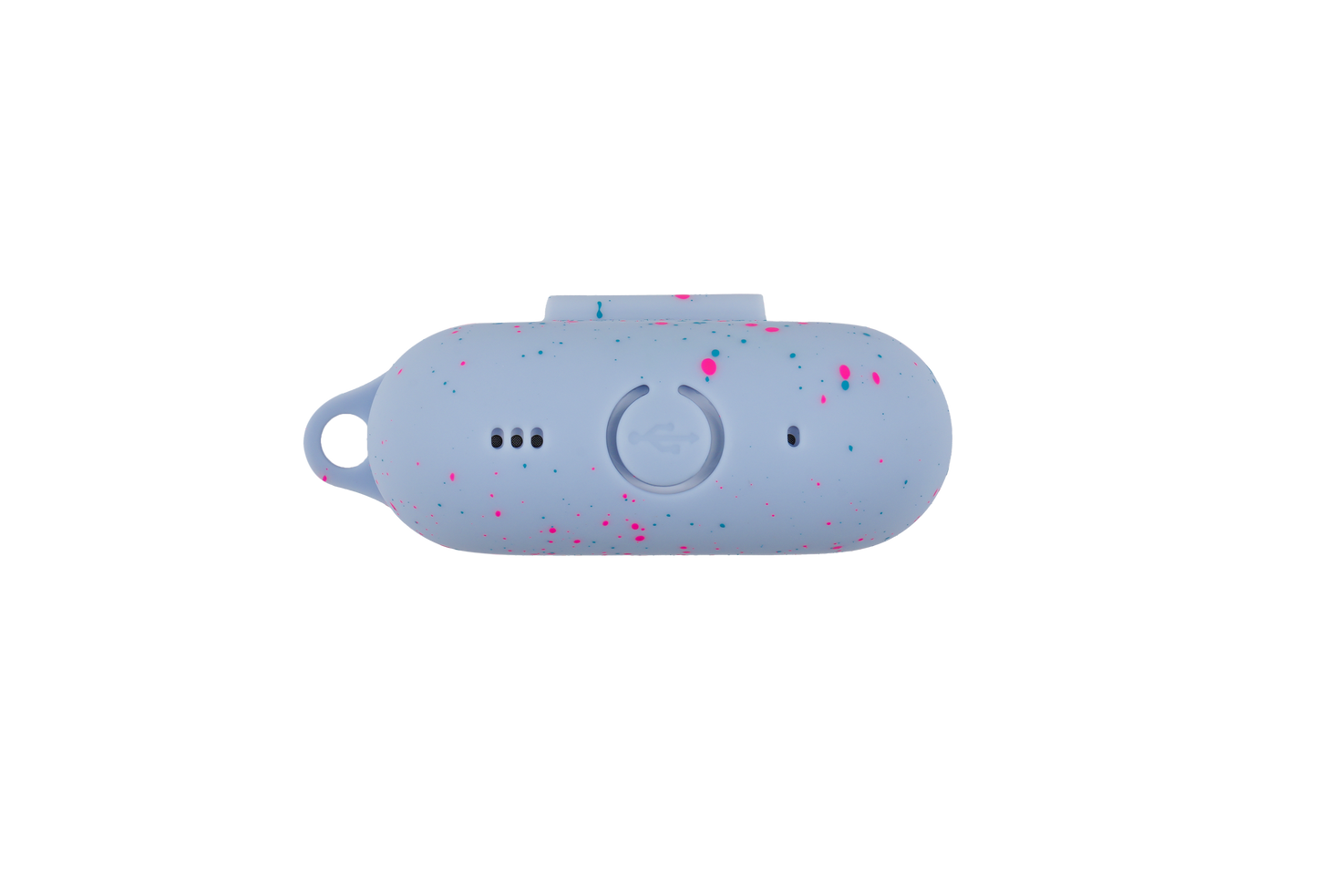 TEKNE Silicone Airpod Case for Airpods Pro-Motif Blue with Dots