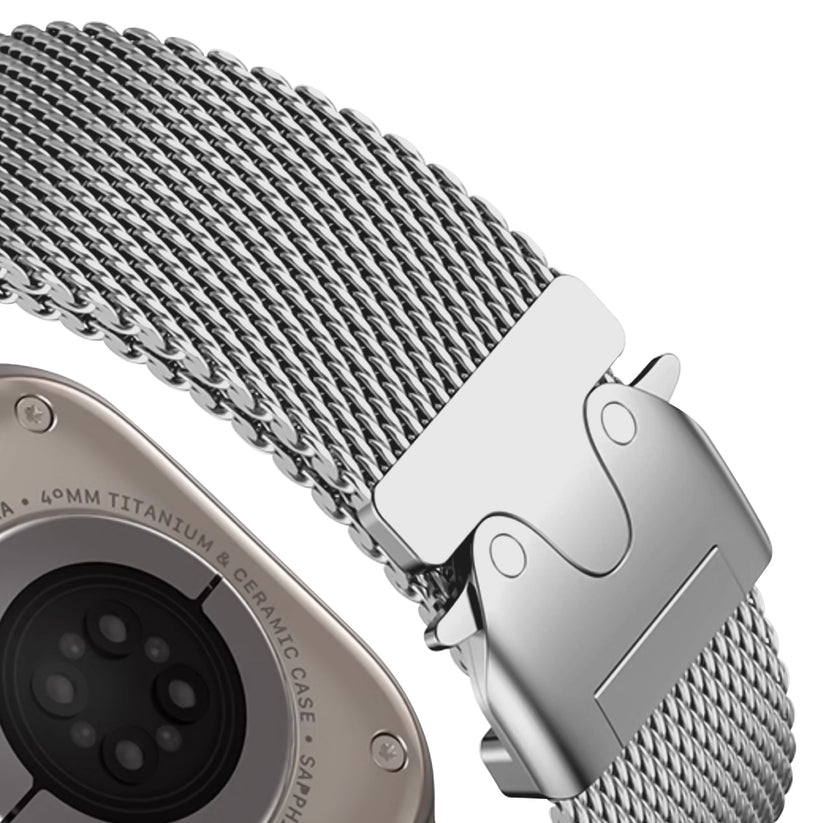 TEKNE Milanese Adventure Band | Slim, Breathable, Secure Magnetic Strap  Get best offers for TEKNE Milanese Adventure Band | Slim, Breathable, Secure Magnetic Strap 