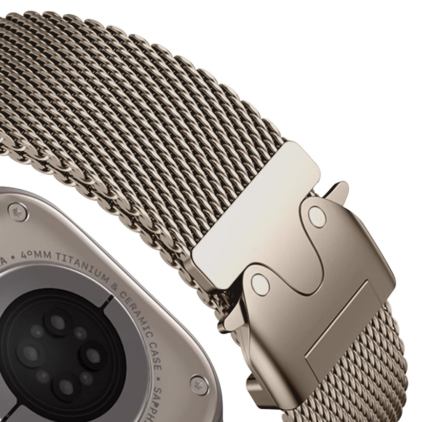 TEKNE Milanese Adventure Band | Slim, Breathable, Secure Magnetic Strap  Get best offers for TEKNE Milanese Adventure Band | Slim, Breathable, Secure Magnetic Strap 
