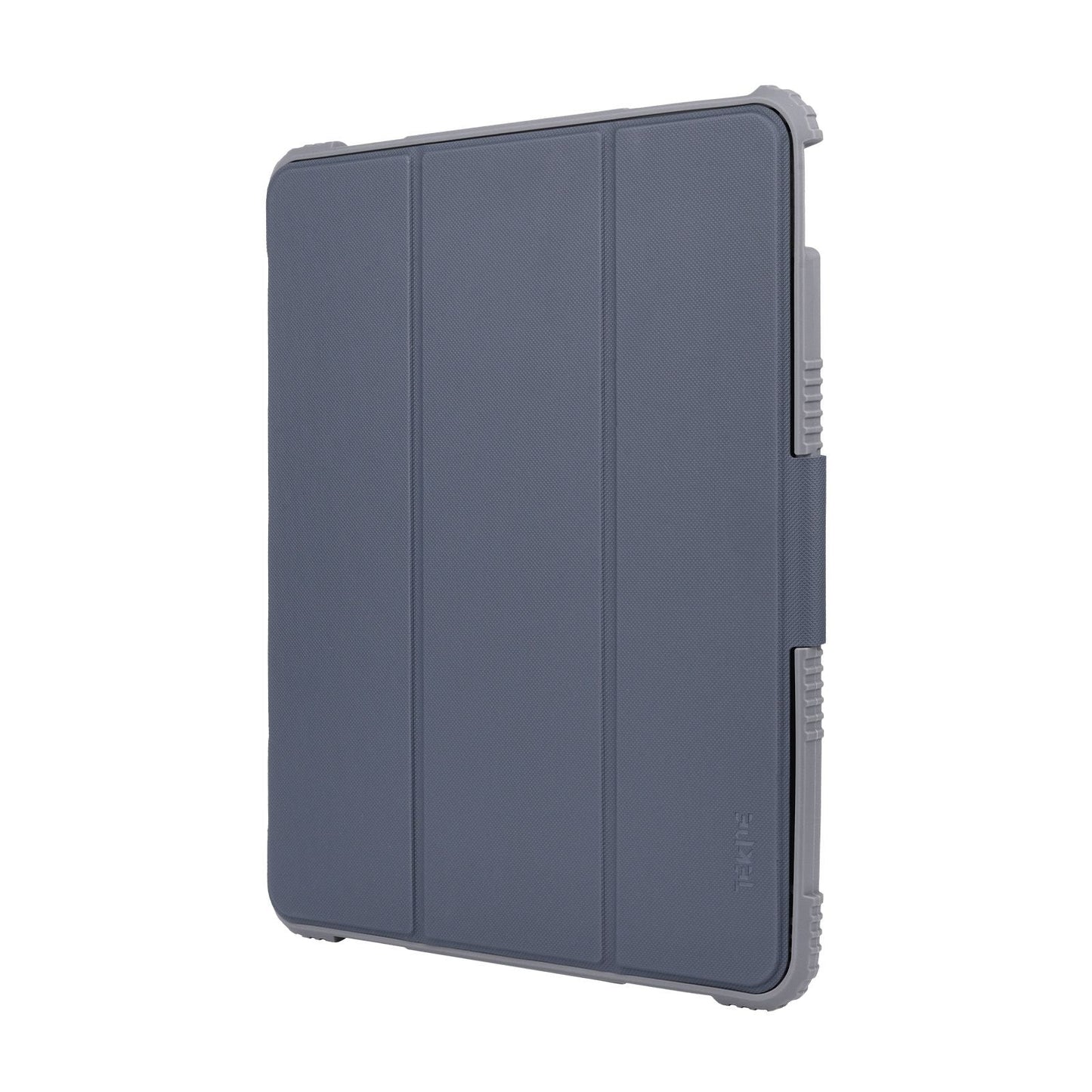 TEKNE Shockproof Vegan Leather Case for iPad Air 13 M2 | Stand Function | Drop Protection - Grey