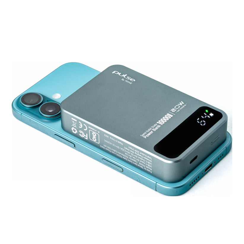 Pulse by Tekne Semi Solid state  10,000 mAh power bank Get best offers for Pulse by Tekne Semi Solid state  10,000 mAh power bank