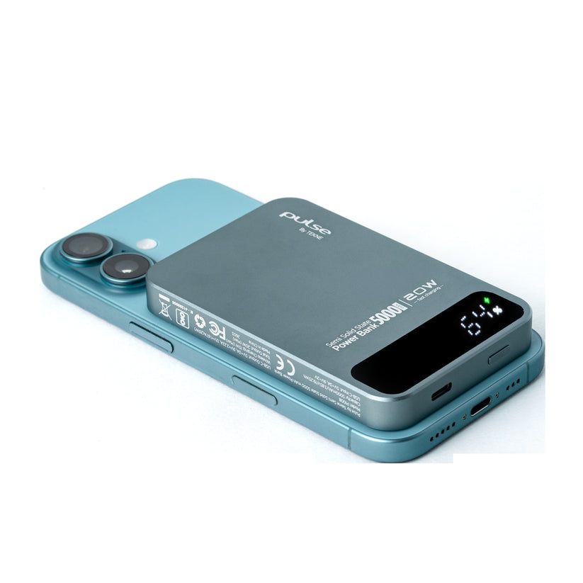 Pulse by Tekne Semi Solid state  5000 mAh power bank Get best offers for Pulse by Tekne Semi Solid state  5000 mAh power bank