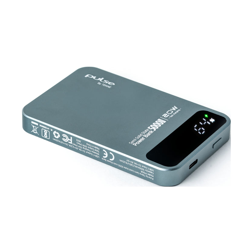 Pulse by Tekne Semi Solid state  5000 mAh power bank Get best offers for Pulse by Tekne Semi Solid state  5000 mAh power bank