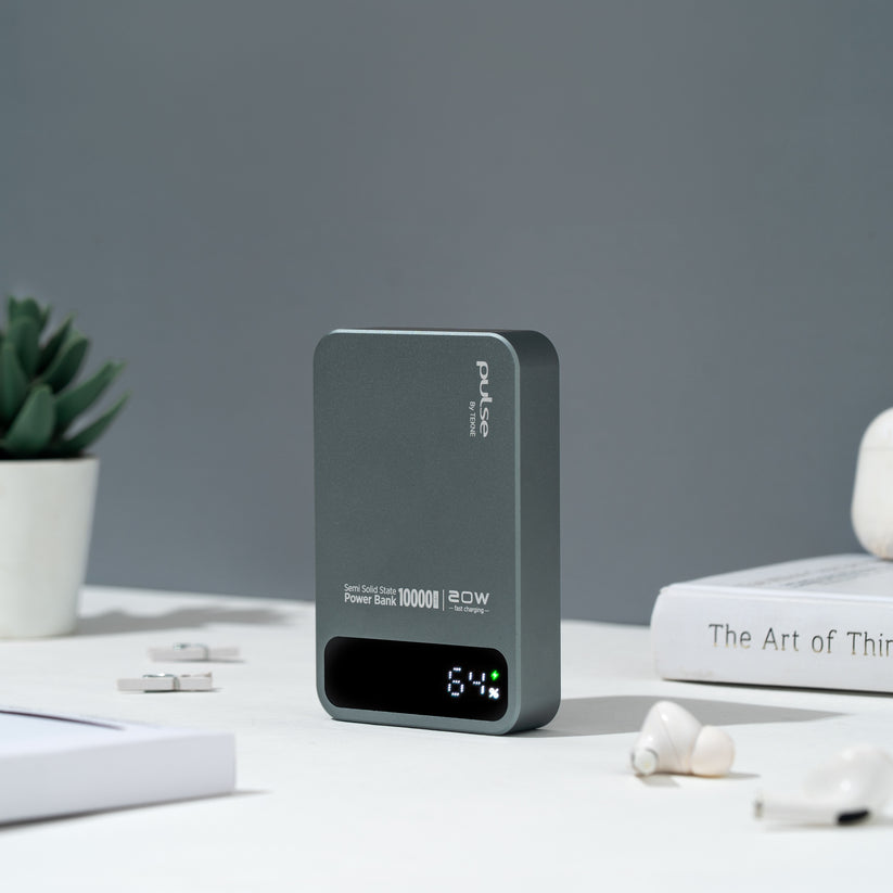 Pulse by Tekne Semi Solid state  10,000 mAh power bank Get best offers for Pulse by Tekne Semi Solid state  10,000 mAh power bank