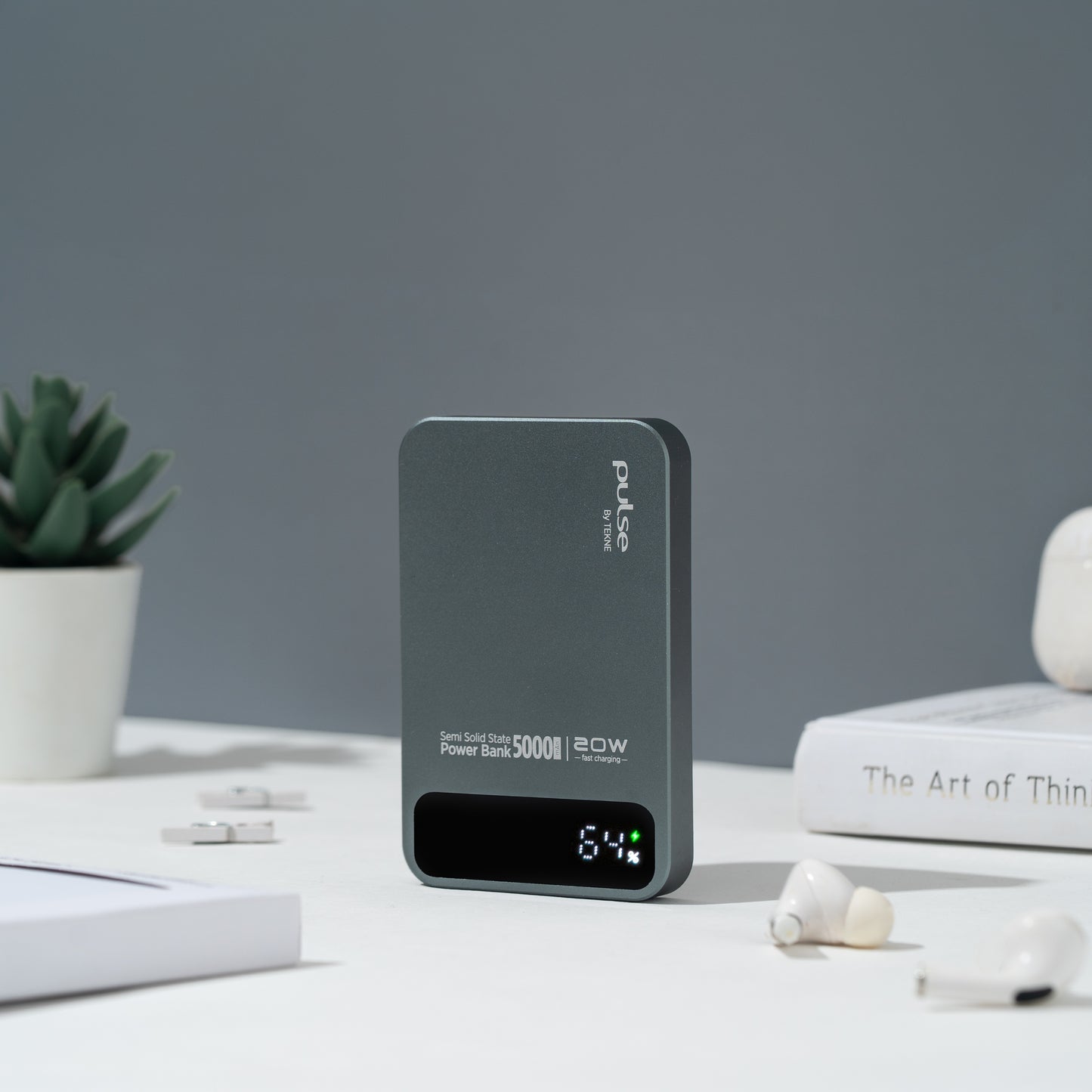 Pulse by Tekne Semi Solid state  5000 mAh power bank