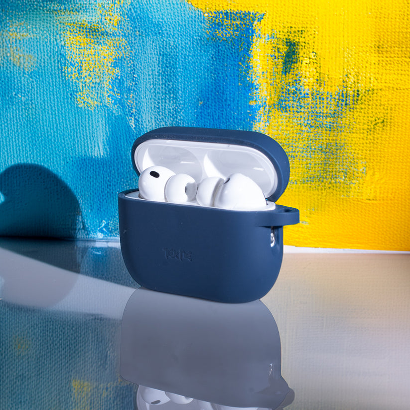 TEKNE Silicone Case for Airpods Pro3 -Blue Get best offers for TEKNE Silicone Case for Airpods Pro3 -Blue