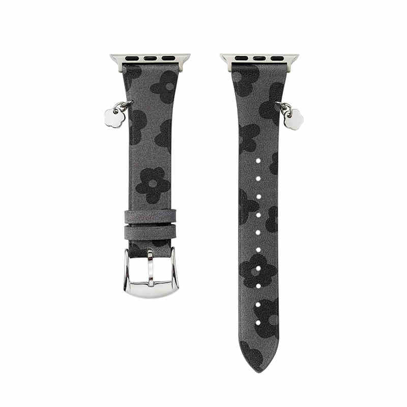TEKNE FLORO Leather Band | Printed Genuine Leather, Durable, Stylish Strap 