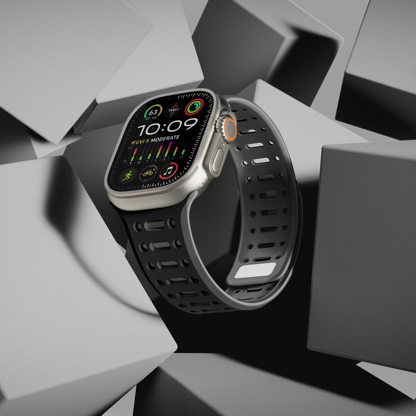 TEKNE Combat Dual-Tone Silicone Band | Waterproof, Flexible Strap 