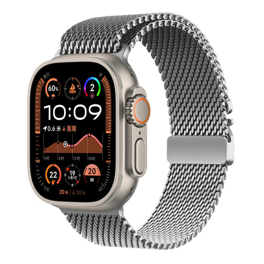 TEKNE Milanese Adventure Band | Slim, Breathable, Secure Magnetic Strap 