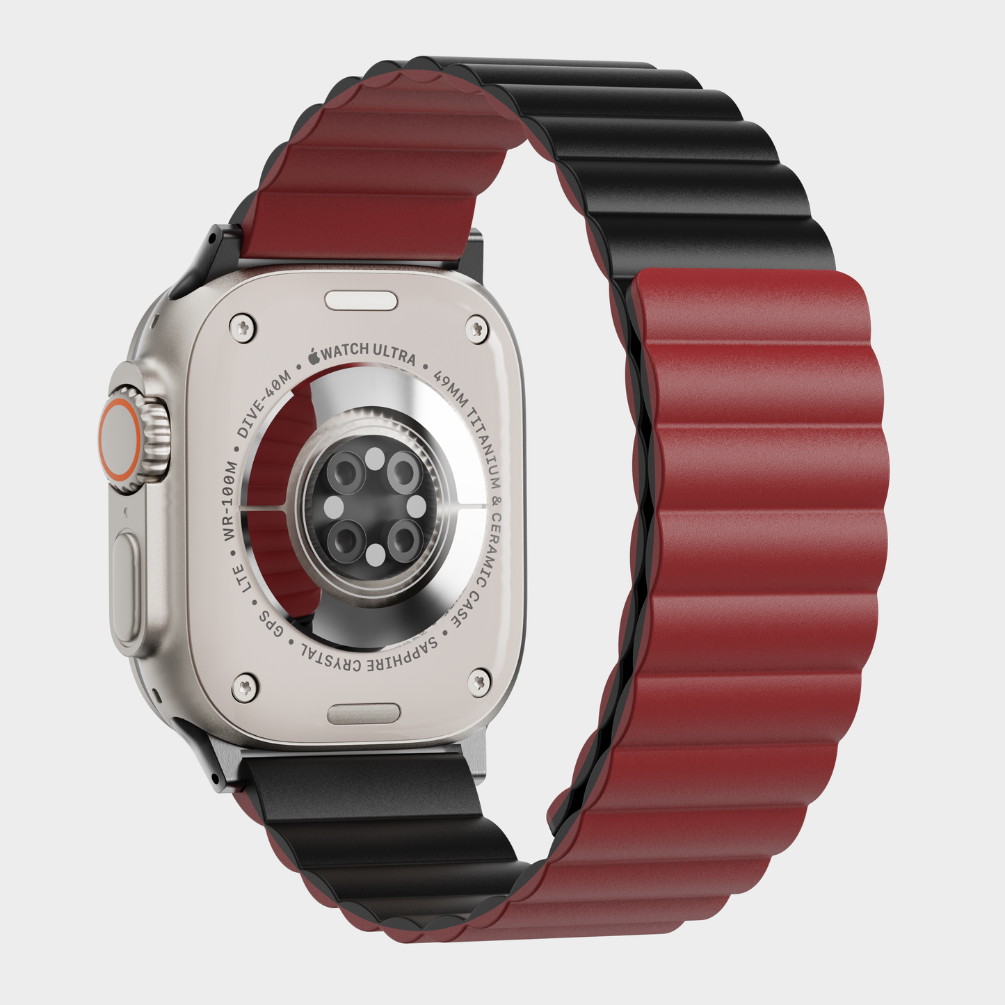TEKNE Reversible Classic Silicone Magnetic Band | Dual-Sided, Magnetic, Waterproof Strap 