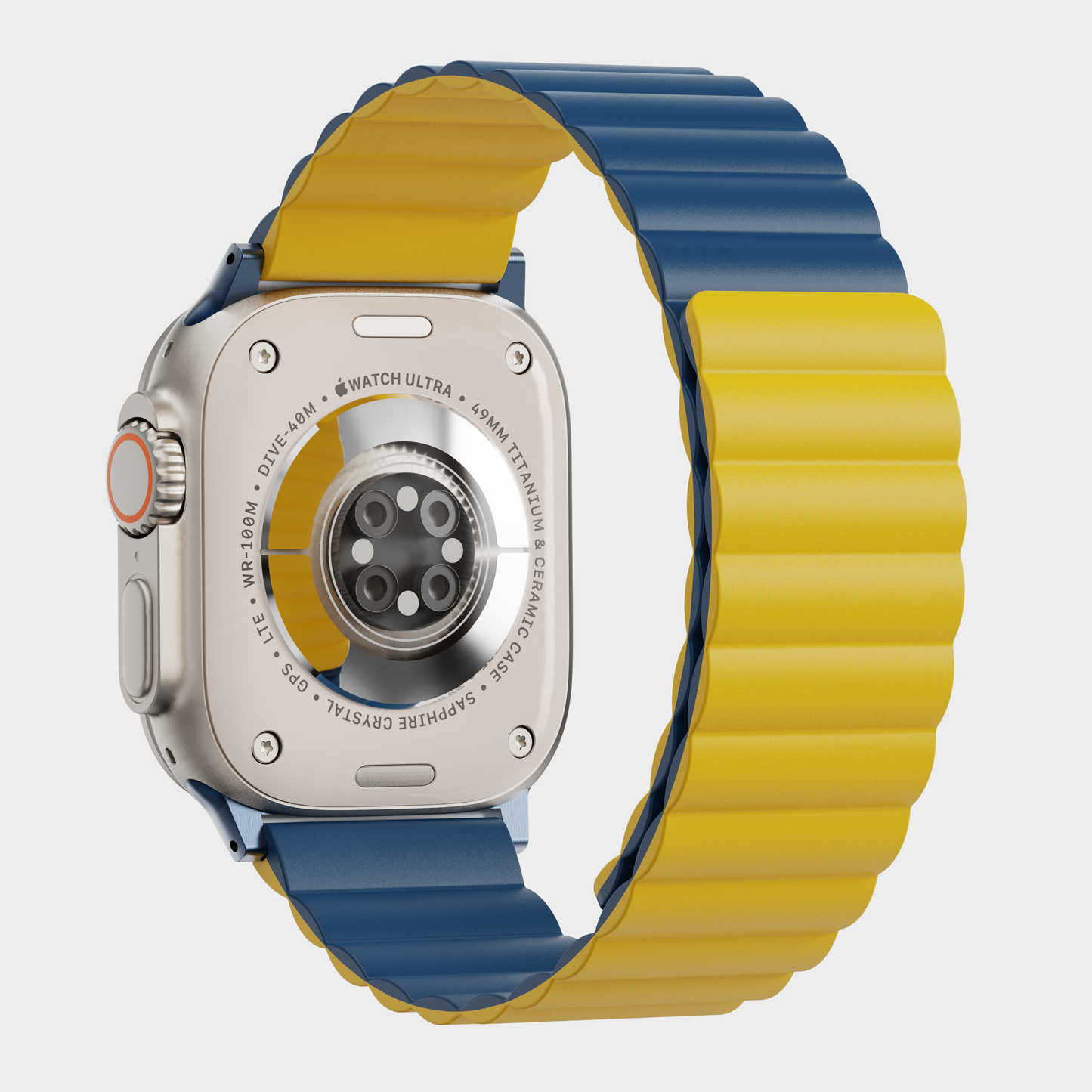 TEKNE Reversible Classic Silicone Magnetic Band | Dual-Sided, Magnetic, Waterproof Strap 